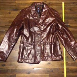 Gap leather jacket